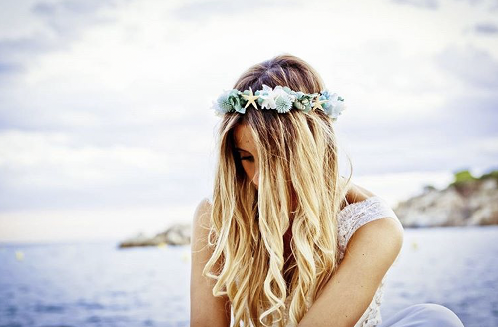 Coronas de flores para - Bodas en la Playa